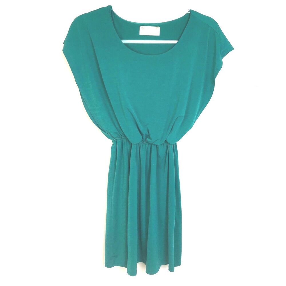 Paisley and Ivy Tunic / Mini Dress Women's Small Teal Green Disco Party Retro